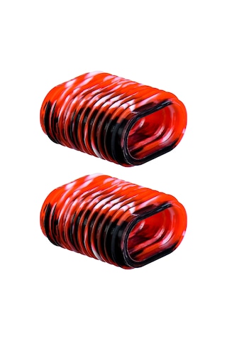 Maiyame Kırmızı Silikon Balıkçılık Makinesi Kolu Koruması 2 Adet - 2.8x2.5x1.6cm