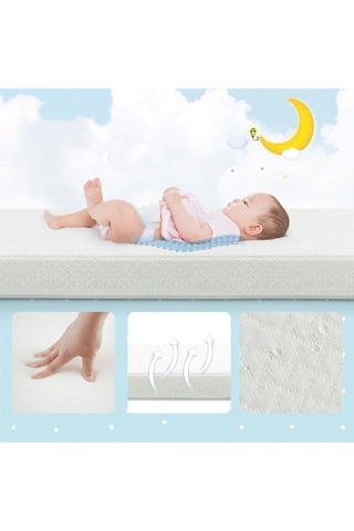 Ortopedik Cotton Bebek Yatağı Park Beşik Yatağı Çocuk Yatak 50x90