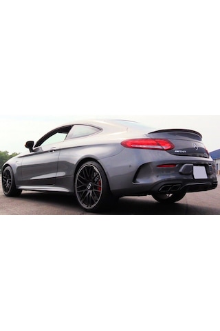 Mercedes C W205 Coupe Bagaj Üstü Spoiler Parlak Siyah Spoyler Plastik İthal 2014-2019