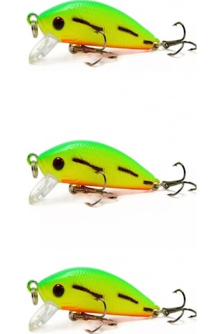 3 Adet Rapala Lures Jig Yem Yapay Yem 5gr Sarı