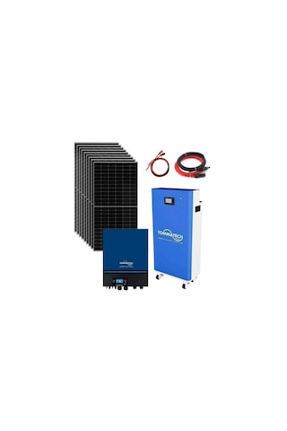 Tommatech 15kw Lityum Akülü 7.2kw Mppt Inverterli Hazır Solar Enerji Paketi