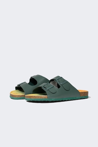 DeFacto Erkek Çocuk Düz Taban Çift Bantlı Suni Deri Terlik B8773A824SMKH140