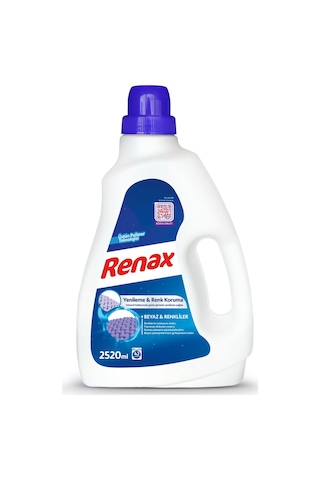 Renax Sıvı Çamaşır Deterjanı Beyaz Ve Renkliler 2520 ML
