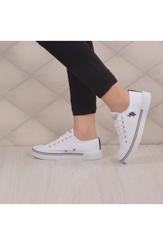 U.S. Polo Assn. U.S Polo Assn. Penelope 1FX Beyaz Erkek-Kadın Günlük Konvers Ayakkabı Beyaz