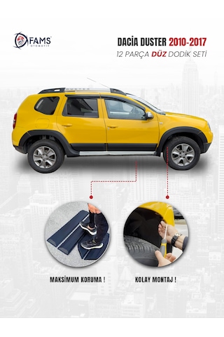 Dacia Duster Uyumlu 2010-2017 Dodik Seti 12 Parça Düz Baskısız