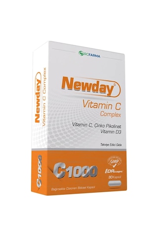Newday Vitamin C Komplex 30 Kapsül
