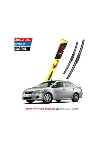 Toyota Corolla Uyumlu Silecek Takımı 2007-2012 İnwells Hybrid