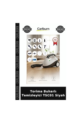 Özel Üretim Torima Buharlı Temizleyici Tsc01 Siyah Temizlik Aleti Ev Eşyaları Temizlikçi