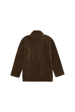 U.S. Polo Assn. Erkek Çocuk Haki Fermuarlı Polar Sweatshirt 50293545-VR027
