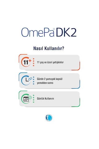 Omepa Dk2 Omega 3 & Vitamin D & Menaq7 100 Yumuşak   Kapsül