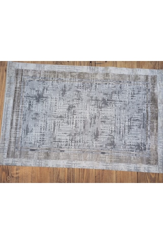 Diamond Halı 25005A Koyu Bej Koyu Bej Model 200*280 Polip Leke Tutmaz Modern Çizgi