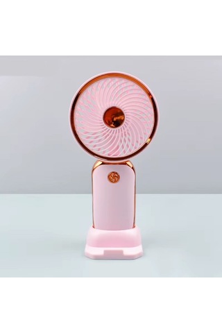 Avuç İçi Taşınabilir Şarjlı Mini Vantilatör El Fanı Pembe Dd8024b