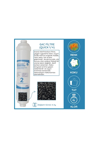Inline Kapali Kasa Su Arıtma Cihazı Filtresi 7Li Aşamalı Filtre Seti Premium
