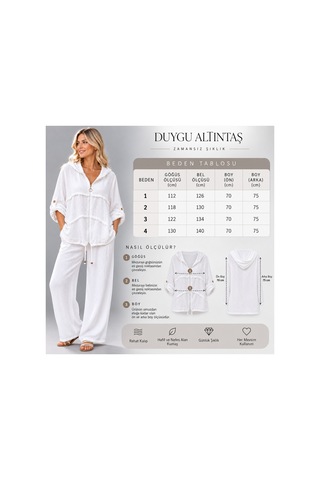 Duygu Altıntaş Kadın Müslin Kapüşonlu Fermuarlı Oversize Ceket Siyah - 921744019 Siyah - 921744019 Siyah