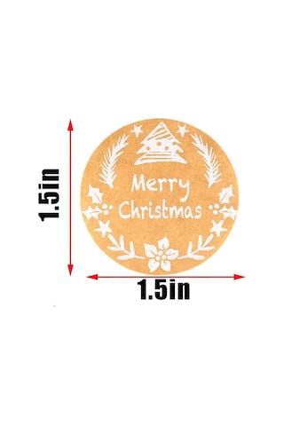 500 Adet Kraft Kar Tanesi Çıkartmaları Noel Kendinden Yapışkanlı Etiketler Çıkartmalar Kış Hediye Mühürleri Diğer