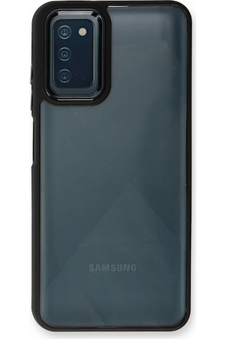 Cosmotex Newface Samsung Galaxy Uyumlu A03s Kılıf Dora Kapak - Siyah Sıyah