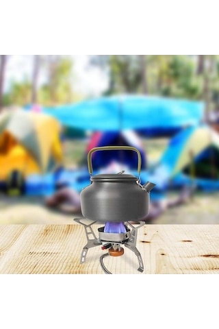 Pazly Yürüyüş, Kamp İçin Taşınabilir Split Piknik Ocak, Mini Mekan Kıvılcım, Gümüş Gaz Brülör Vk Gümüş