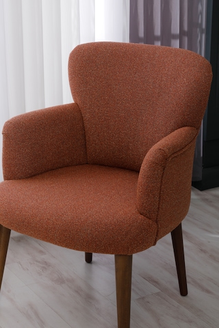 Berjer Tekli Koltuk, Cafe ,ofis, Balkon, Teras, Bahçe,bohem,bukle Kremit