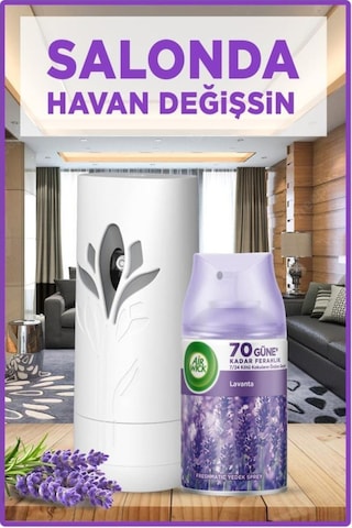 Air Wick Oda Kokusu Freshmatic Makine Yedek Spreyi Lavanta X 6 Adet Lavanta