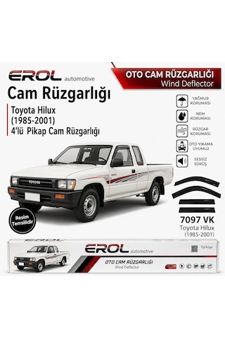 Toyota Hilux 1985-2001 4'lü Mugen Cam Rüzgarlığı