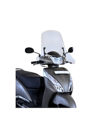 Abv Tvs Jupiter 110-125 El Korumalı Şeffaf Tur Camı 58x72 Cm 23-26 + Bağlantı Ekipmanı Şeffaf