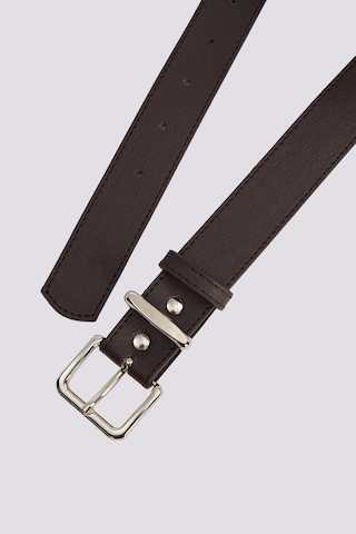 Tudors Kadın 110cm Gümüş Tokalı Kahverengi Kadın Kemer -51486
