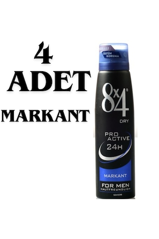 8x4 Markant Pudralı Erkek Sprey Deodorant 4 x 150 ML 8x4 Markant Pudralı Erkek Sprey Deodorant 4 x 150 ML
