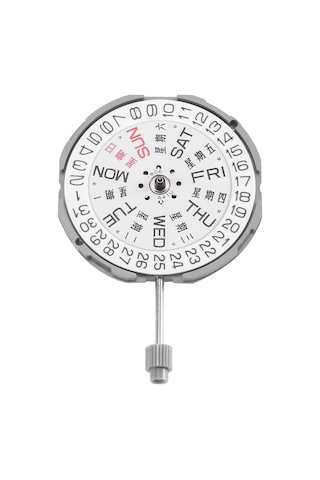 Xurunkeji Miyota Gm02 Gm00 Hareketi İçin 065-543 Gövdeli 3 İbreli Tarih 3 Metal Kuvars Saat Hareketi Yedek Parçaları Siyah