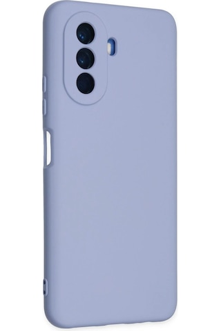 Uray Store Huawei Nova Y70 Kılıf Nano İçi Kadife Silikon - Lila