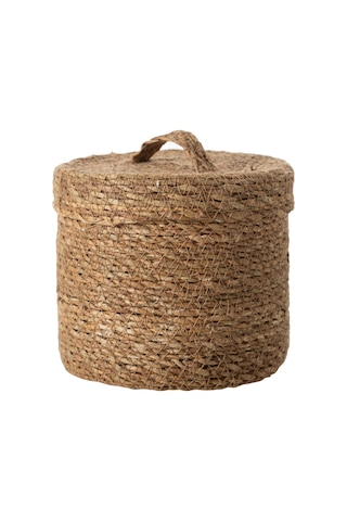 Mudo Home Sımon Kapaklı Düzenleyici Naturel 17x17x15 Kahverengi