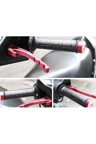 Isıtmalı Elcik 4 Kademeli PWM Kontrollü Motosiklet El Isıtma - Universal Her Motora Uyumlu