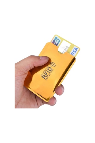 Temassız Kredi Banka Kimlik Kartı Koruyucu Kılıf Hırsızlık Önleyici Rfid Nfc 1 Adet