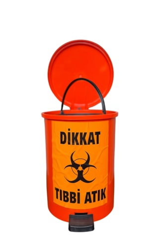 Tıbbi Atık Kovası Turuncu