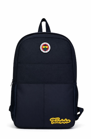 Fenerium Fenerbahçe Lisanslı El Yazısı Logolu Lacivert Sırt Çantası - Laptop Bölmeli Su İtici Kumaşlı Okul Çantası