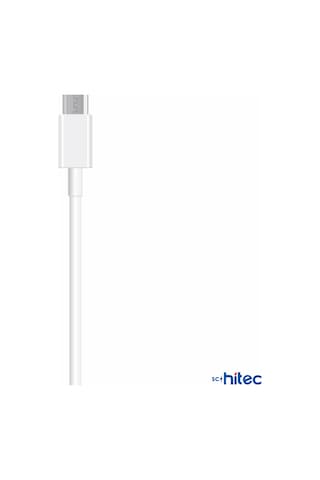 ScHitec X72 UsbA to Micro 2Metre Data ve Hızlı Şarj Kablosu Beyaz