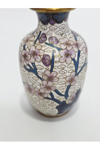 Antika Cloisonne Mini Vazo 10cm 010