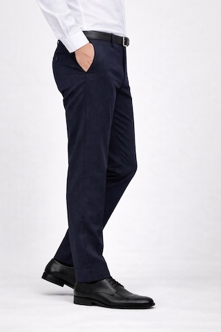 Classics Men Caserta Klasik Fit Likralı Erkek Kanvas Pantolon - 7518 Lacivert