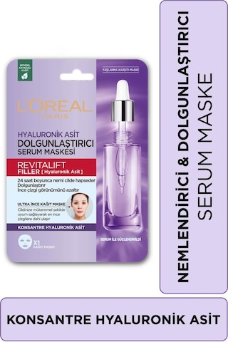 L'Oreal Paris Revitalift Filler Dolgunlaştırıcı Serum Maske
