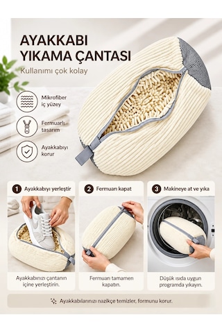 Özel Tasarım Ayakkabı Ve Hassas Eşya Yıkama File Çantası- Mikrofiber Fermuarlı Koruyucu Yıkama Files Çok Renkli