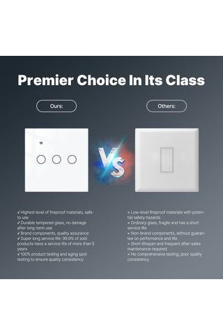 Singree Akıllı Wifi Anahtar - Tuya Uyumlu, Ses Kontrollü, Zamanlayıcılı, 4 Yollu Ev Otomasyon Anahtarı Diğer