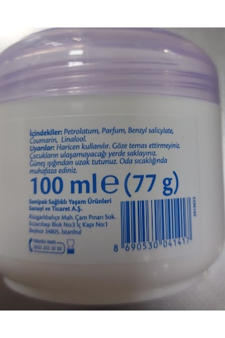 Uni Baby Vazelin Yoğun Nemlendirici Bebek Vücut Bakım Kremi 100 Ml X 2 Adet