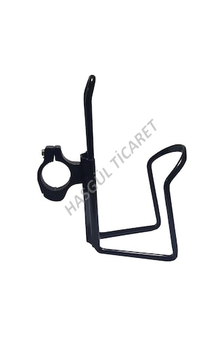 Hsgl Gidon Baglantılı Alüminyum Matara Kafesi Siyah - Kırmızı