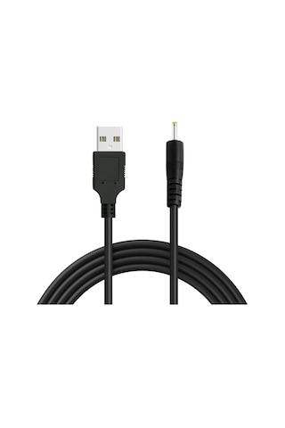 Ince Sarı Uçlu Usb Tablet Şarj Kablosu - Dc 2.5*0.7Mm