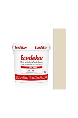 Aytaşı Ecedekor Ahşap Dolgu Macunu Kova 1000gr 1 KG Aytaşı Ecedekor Ahşap Dolgu Macunu Kova 1000gr 1 KG