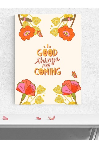 Things Her Şey Güzel Olacak Motivasyon Poster - Afiş - Ofis Çalışma Odası Dekorasyon