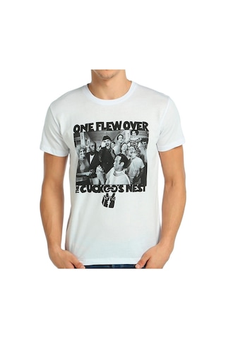 Bant Giyim - Guguk Kuşu Film Beyaz Erkek T-Shirt Tişört