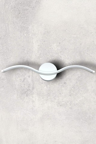 Wave Aplik Beyaz Renk Modern Tasarım - Hol - Banyo - Mutfak-salon - Yatak Odası Gün Işığı Led Aplik Beyaz