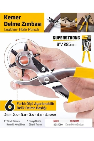 Sgs 1080 Kemer Delme Zımbası