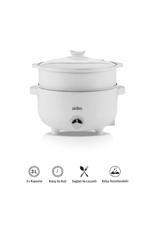 Sinbo SCO-5061 3 L 700 W Buharlı Pişirici