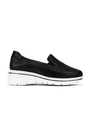 Tamer Tanca Hakiki Deri Kadın Siyah Sneakers & Spor Ayakkabı 298 3200 Bn Ayk Y26 Syh/syh Bsk
